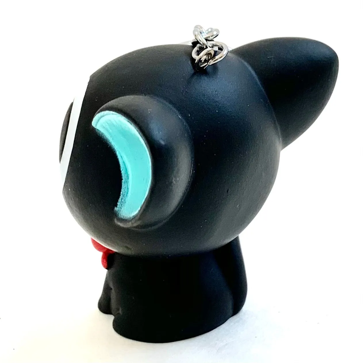 X 12019 BIG SOFT BLACK CAT CHARM-DISCONTINUED