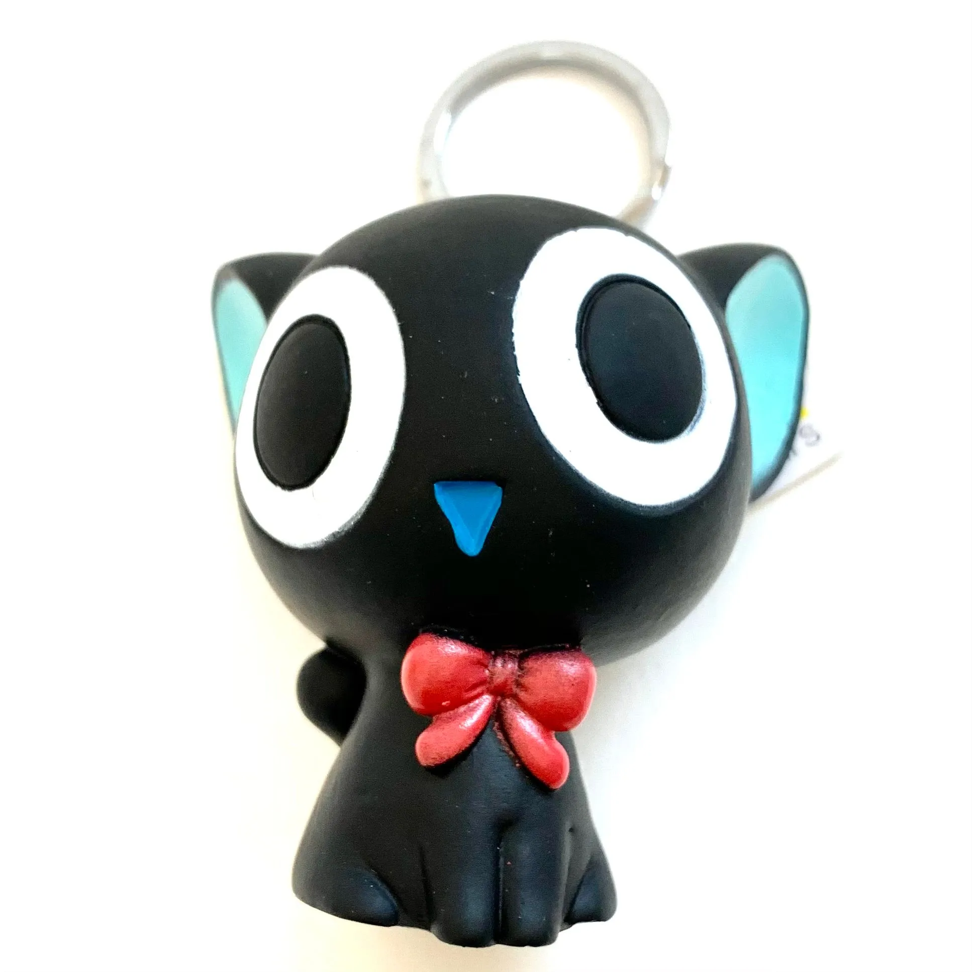 X 12019 BIG SOFT BLACK CAT CHARM-DISCONTINUED