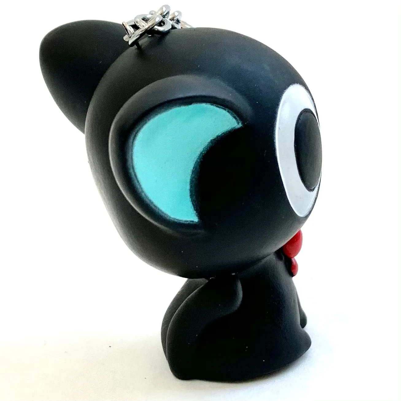 X 12019 BIG SOFT BLACK CAT CHARM-DISCONTINUED