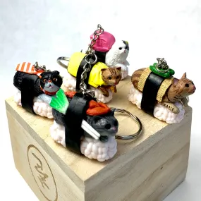 X 12050 SUSHI CAT KEY CHARM-DISCONTINUED